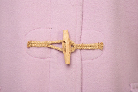 Montgomery Donna Originale, vestibilità classica con olivette in legno - Lila