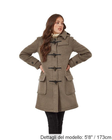 Borsone da donna London Classic Fit con alamari in corno - Fandgo